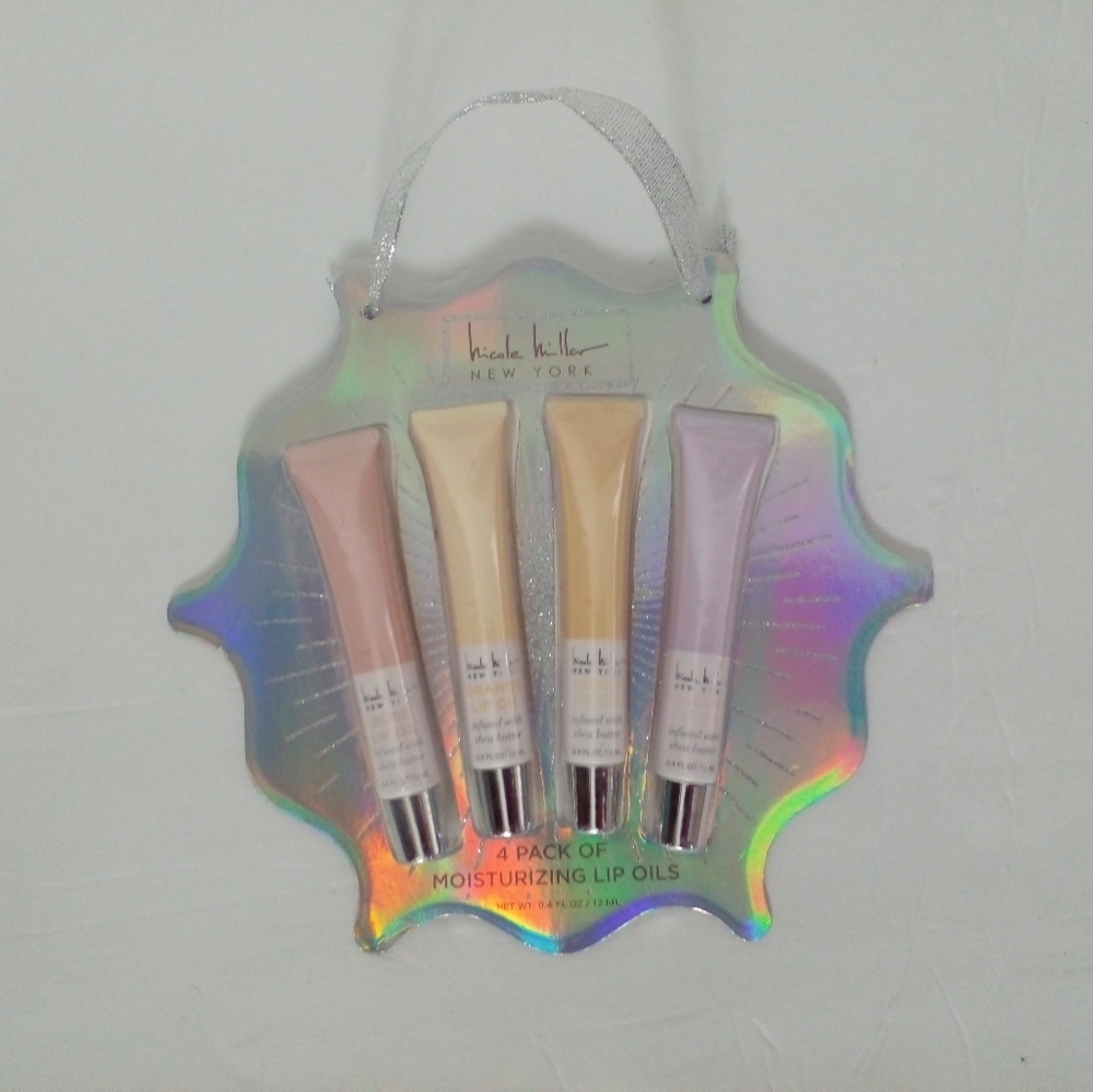 Nicole Miller New York 4 Pack Moisturizing Lip Oils